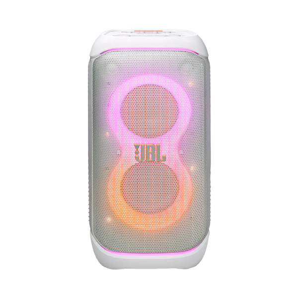 JBL Partybox Stage 320 Portable Party Speaker with Wheels - White