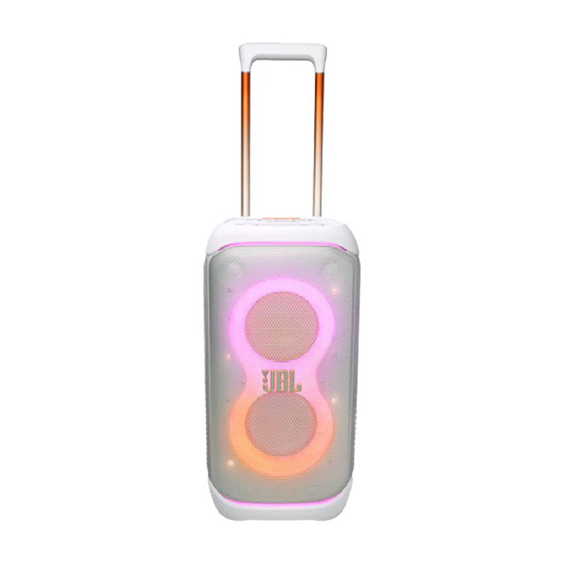 JBL Partybox Stage 320 Portable Party Speaker with Wheels - White