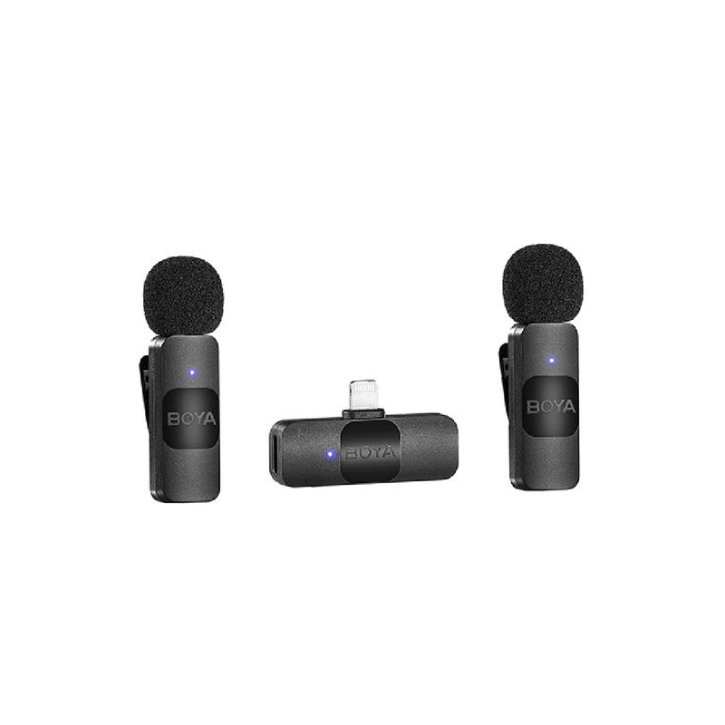 Boya 2.4 GHz Wireless Microphone System -BY-V2 - Black