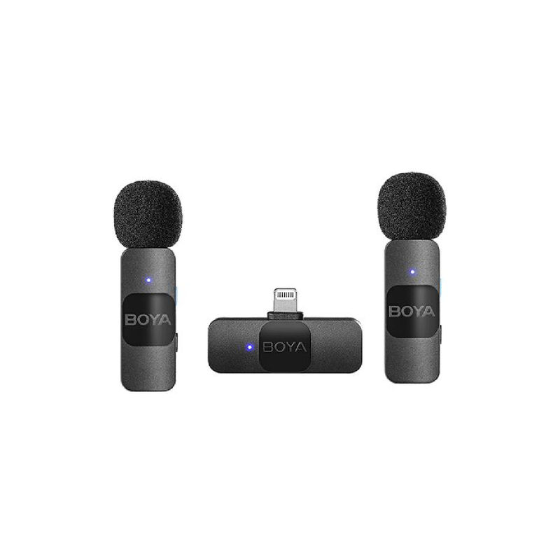 Boya 2.4 GHz Wireless Microphone System -BY-V2 - Black