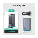 Joyroom GaN 4 Type-C + 2 USB-A 6 IN 1 Charger Station, 6 Ports, 65 Watt, Dark Grey JR-TCM02