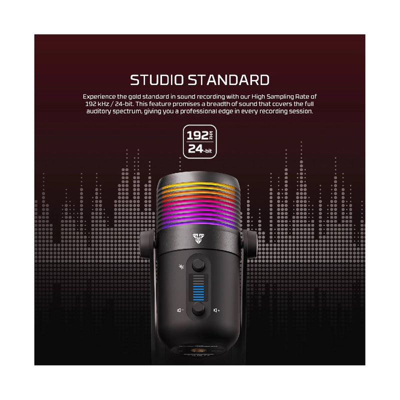 Fantech MCX03 Leviosa Max Condenser MicrophoneUSB-C Desktop - BLACK