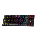 لوحة مفاتيح الألعاب Fantech ATOM TKL MK876 ميكانيكية RGB - مفتاح أزرق - مقاس TKL - أغطية مفاتيح حقن مزدوجة