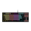 لوحة مفاتيح الألعاب Fantech ATOM TKL MK876 ميكانيكية RGB - مفتاح أزرق - مقاس TKL - أغطية مفاتيح حقن مزدوجة