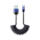 Joyroom Crystal Clear Series 3A, USB-A to USB-C 1.5m - S-A43 - Black