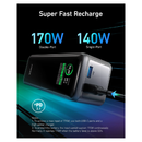 أنكر برايم باور بانك للشحن السريع 27,650 مللي أمبير/ساعة 250 وات - رمادي