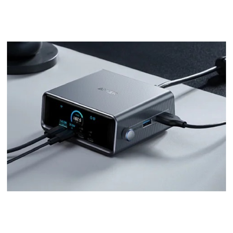 Anker Smart Ultra PowerFul DeskTop Charging Station 250W, 6port Gan Prime - Gray