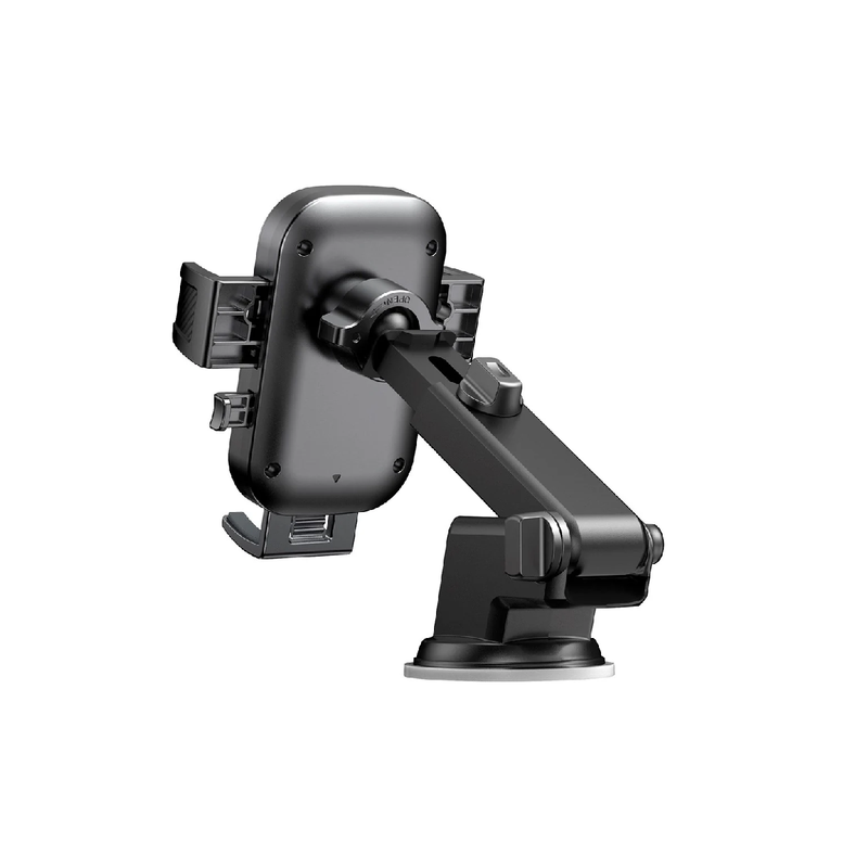 JOYROOM Car Phone Mount holder, Soft silicone pads ensure a gentle grip on your phone while preventing scratches - Black