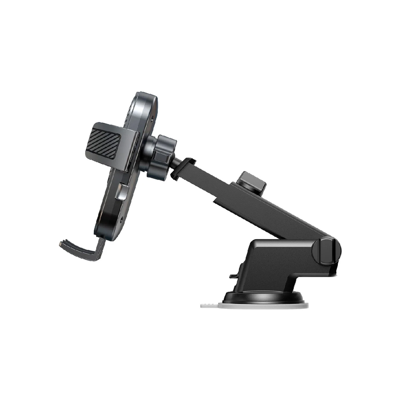 JOYROOM Car Phone Mount holder, Soft silicone pads ensure a gentle grip on your phone while preventing scratches - Black