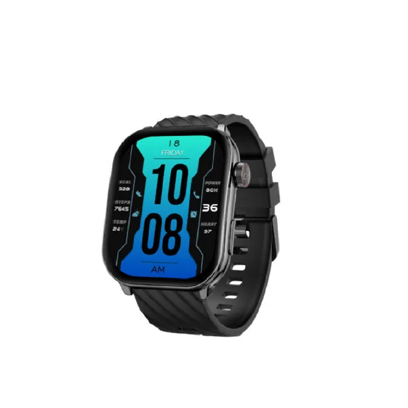 Scykei Civis Smart Watch 2.1 World Biggest Curved Amoled Display + AOD - Black