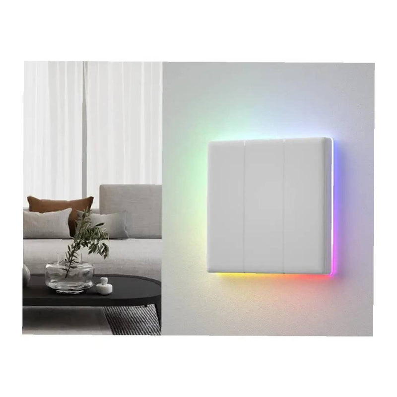 مفتاح حائط ذكي SONOFF TX Ultimate يعمل باللمس مع جهاز تحكم عن بعد T5-3C-120 - أبيض