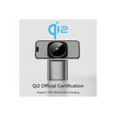 ماكسكو جيومتري شاحن لاسلكي مغناطيسي 3 في 1 سيريز 2 بتقنية اللمس الكامل Qi2 - رمادي