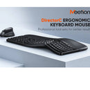 Meetion Director C Wireless Ergonomic Keyboard & Mouse Combo - Black