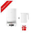 Xiaomi Robot Vacuum X20+ With All-In-One Smart Base Station 6000Pa Suction Power, Wet & Dry - White + Xiaomi Mi Electric Kettle 2 1800w Gift🎁