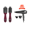Rush Brush V3 Pro Hair Straightener, 1400W , 3 Speed Settings, 4 Temperature + Rush Brush D2 Pro Gift🎁