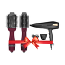 Rush Brush V3 Pro Hair Straightener, 1400W , 3 Speed Settings, 4 Temperature + Rush Brush D2 Pro 2500W Hair Dryer