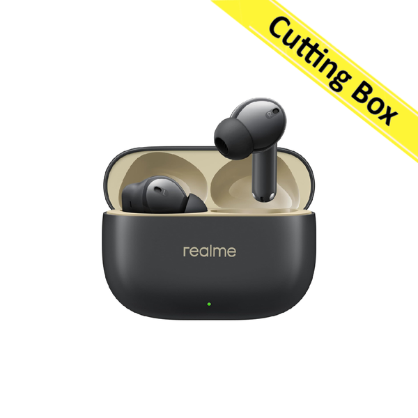 Realme Buds T300 Wireless Earphone 40 Hours Battery Life, Bluetooth 5.3 Headphone - Black