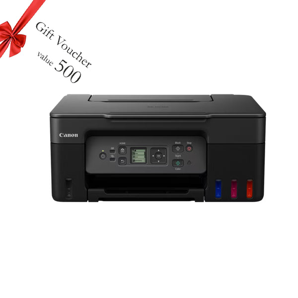 Canon PIXMA G3470 Wireless Colour 3-in-1 Refillable MegaTank Printe - Black