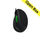 Meetion MT-M390 Wired Ergonomic Red light LED Vertical Mouse - Black