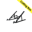 Green Lion Foldable Laptop Stand 7 Tilts - Black