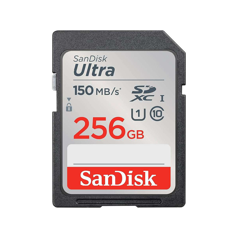 SanDisk Ultra SDHC UHS-I Card 256GB - SDSDUNC/150MB/s