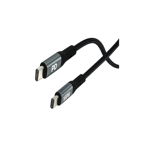 Nine DuoLink 100W Type-C To Type-C Cable - Black