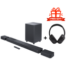 JBL Bar 1300 Soundbar, 11.1.4 Channel Truly Wireless Soundbar - Black + JBL Tour One M2 Wireless Gift🎁