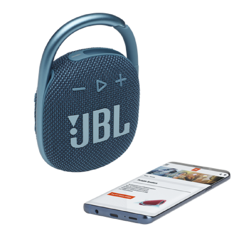 جي بي ال كليب 4 مكبر صوت مقاوم للماء بتقنية البلوتوث - أزرق