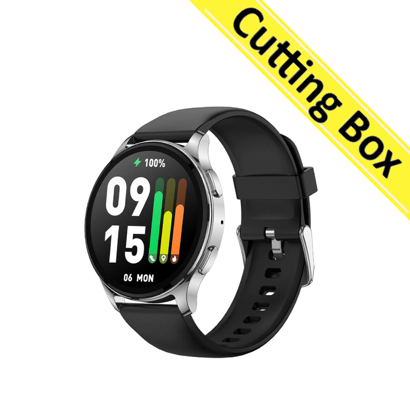 Amazfit Pop 3R Smart Watch, AMOLED, Up to 12 Days Battery Life - Silver