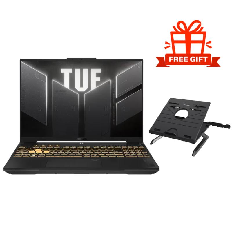 أسوس تف أف 16 FX607VJ-RL805W لاب توب, أنتيل كور 5 210H, جيجابايت 512, 8 جيجابايت NVIDIA GeForce RTX 3050 ويندوز 11 - ميكا جراي 