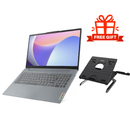  لينوفو آيديا باد سليم 3 لاب توب 15IRU8 82X700EQED، معالج إنتل كور i3 1315U، قرص SSD سعة 512 جيجابايت، ذاكرة وصول عشوائي (RAM) سعة 8 جيجابايت، إنتل فائق الدقة، نظام تشغيل فري دوس - رمادي قطبي