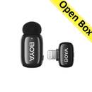 ميكروفون لاسلكي صغير للغاية من بويا ميني-16 بتردد 2.4 جيجاهرتز - أسود