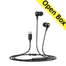 سماعات أذن يوجرين مع موصل من النوع C - أسود 