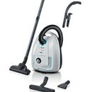 بوش سلسلة 4 مكنسة الكهربائية المزودة بكيس بسعة 2200 وات بدون كيس وسعة 4 لتر - أبيض