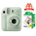 FujiFilm Instax Mini 12 Instant Camera + Fujifilm Instax Mini Film 1-Pack (20 Sheets) Gift 🎁