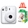 FujiFilm Instax Mini 12 Instant Camera + Fujifilm Instax Mini Film 1-Pack (20 Sheets) Gift 🎁