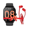 Amazfit POP 3S Smart Watch AMOLED, 12-day Battery Life, Bluetooth Calls + JBL Tune 110 Wired Earphones