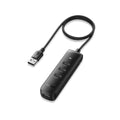 Ugreen CM416 Type-C to 4*USB 3.0 5GBps Hub 1M – Black