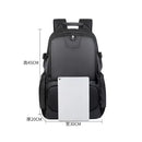 Meinaili 15.6 Inch Business Laptop Backpack AT-10 Waterproof Notebook USB Charging - Black