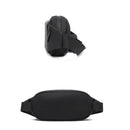 حقيبة كتف بانجي7266 أنيقة وعصرية، حقيبة كروس بودي مضادة للسرقة للرجال - أسود