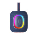 مكبر صوت بلوتوث SIA SP702 بقوة 6 واط مقاوم للماء مع أضواء RGB - أزرق