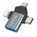 Yesido GS15 3in1 OTG USB3.0 - Gray