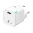 سيستم ماكس شاحن  SM-20C ميني PD بقدرة 20 وات USB-C جان - أبيض