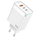 System Max SM-65A2C Charger 65w Gan - White