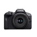 كانون EOS R100 طقم كاميرا بدون مرآة | عدسة RF-S 18-45 مم IS STM | أسود | صغير الحجم وسهل الاستخدام