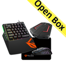 Meetion CO015 (4 IN 1) keyboard+mouse+adapter+Mouse Pad Console Gaming Combo Kits - Black