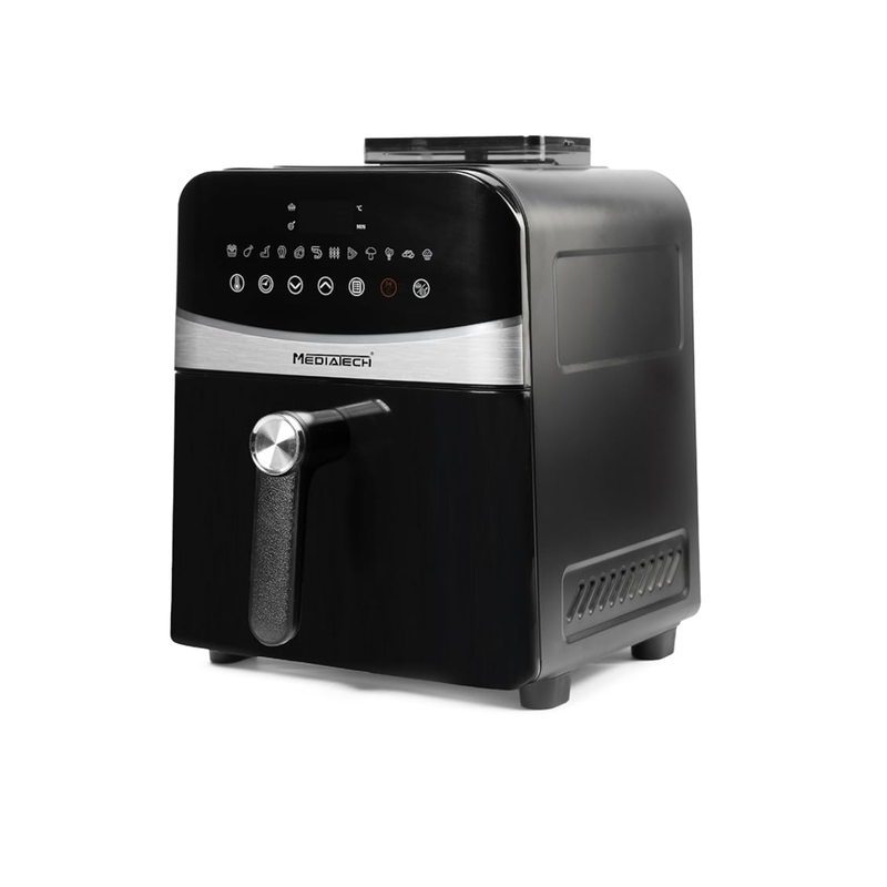 MediaTech Digital Air Fryer, 6 Liters, 2000W, MT-AF50D - Black