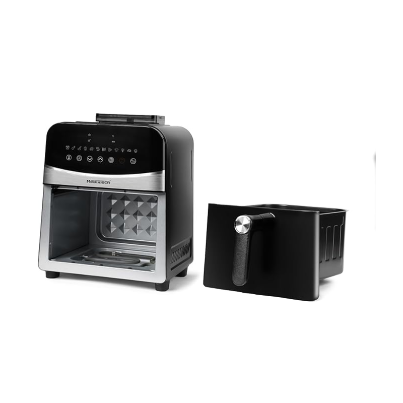MediaTech Digital Air Fryer, 6 Liters, 2000W, MT-AF50D - Black