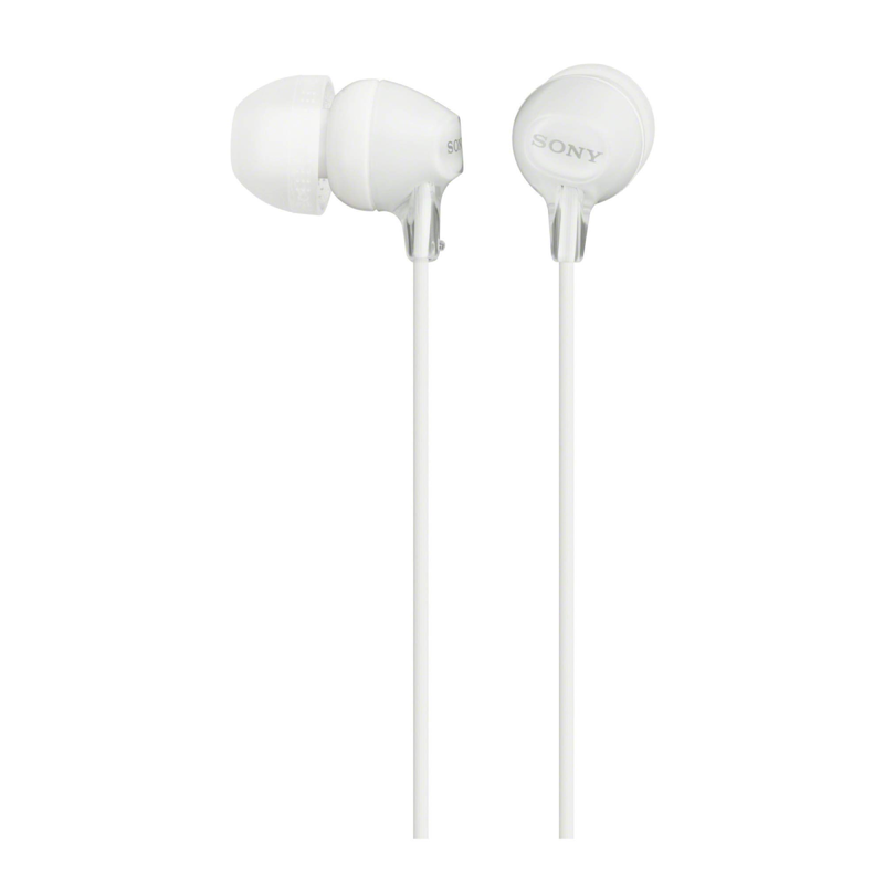 Sony MDR-EX15LP / 15AP In-ear Headphones - White