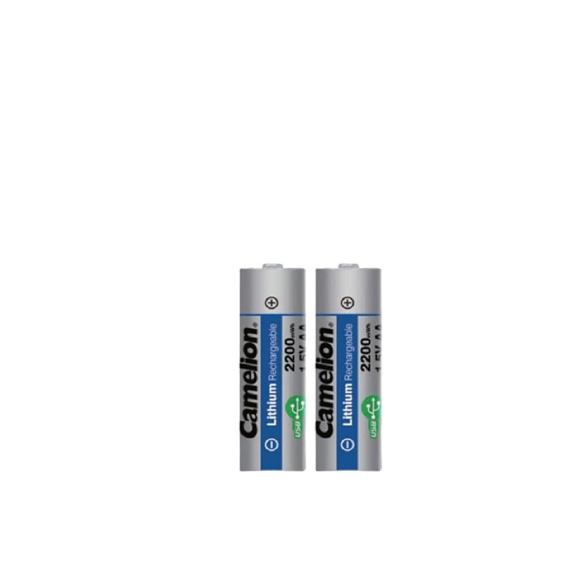 Camelion Rechargeable Lithium AA Batteries 1.5V - Silver